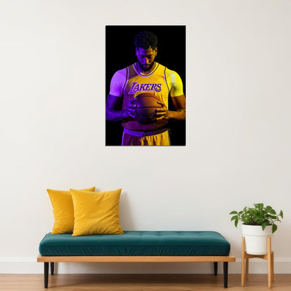 Anthony Davis La Lakers Basketball Team Poster Wall Art Print Home Wall Decor - xonomax