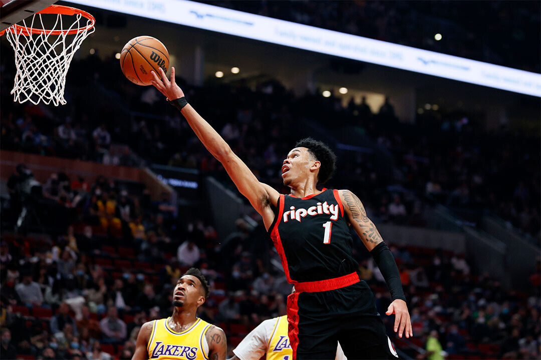 Portland Trail Blazers Basketball Team Anfernee Simons Poster Wall Art Print Home Wall Decor - xonomax