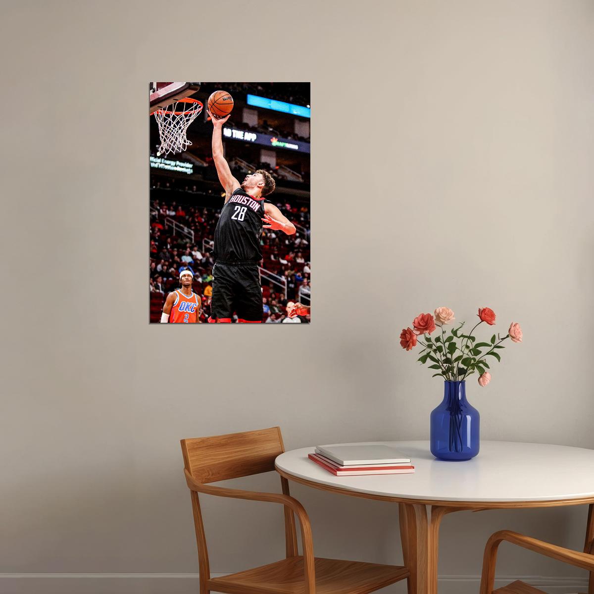Alperen Sengun Houston Rockets Basketball Team Sport Poster Wall Art Print Home Wall Decor - xonomax