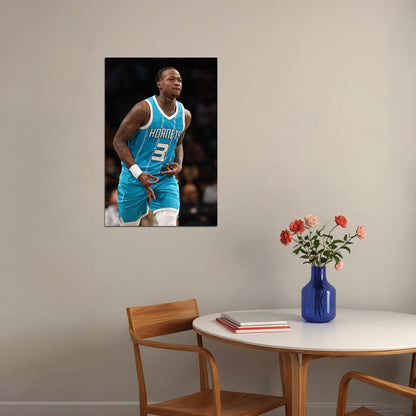Charlotte Hornets Player Basketball Terry Rozier Poster Wall Art Print Home Wall Decor - xonomax