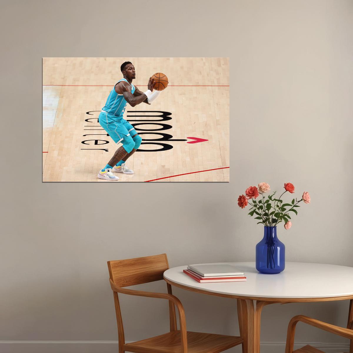 Basketball Terry Rozier Charlotte Hornets Player Poster Wall Art Print Home Wall Decor - xonomax