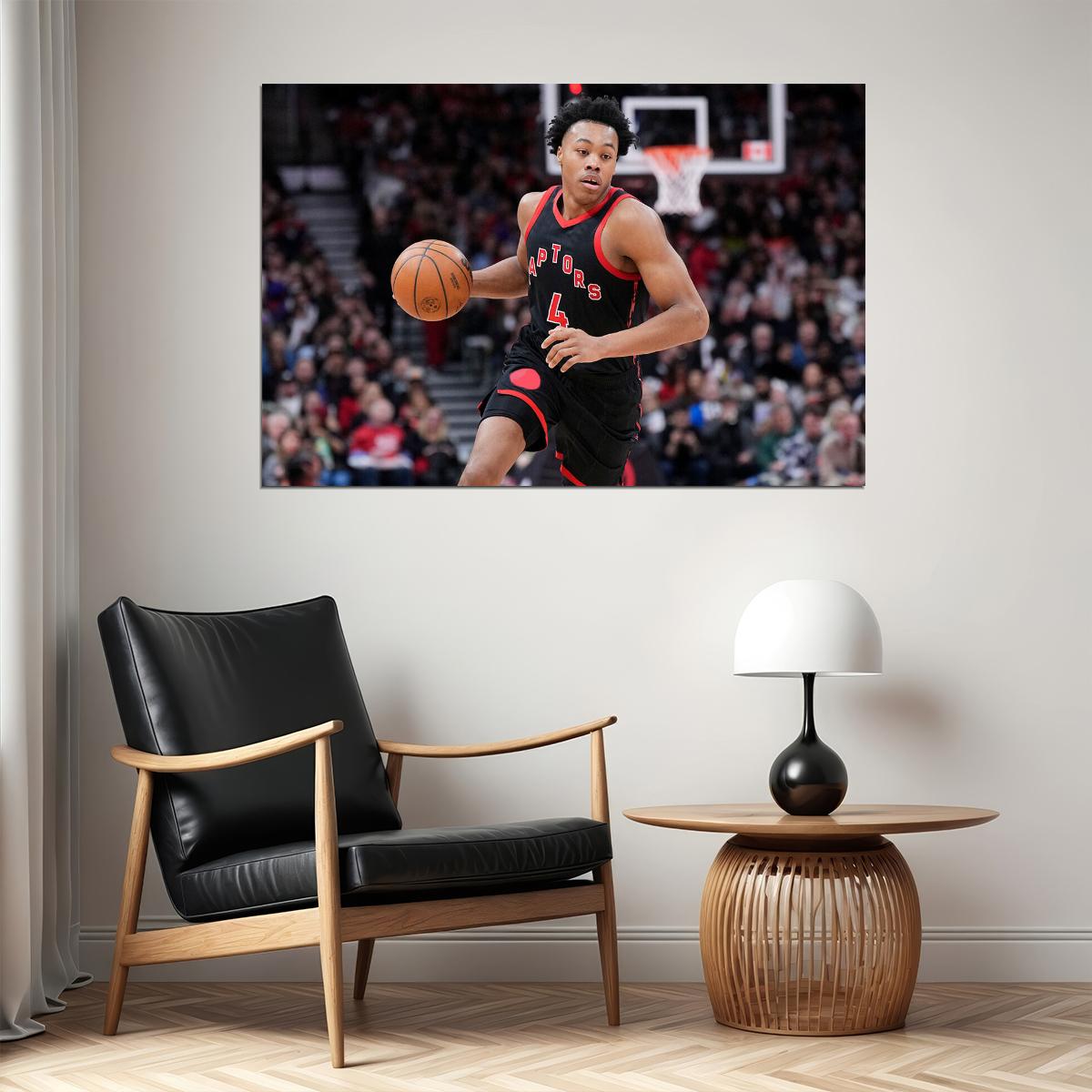 Scottie Barnes American Basketball Toronto Raptors Match Poster Wall Art Print Home Wall Decor