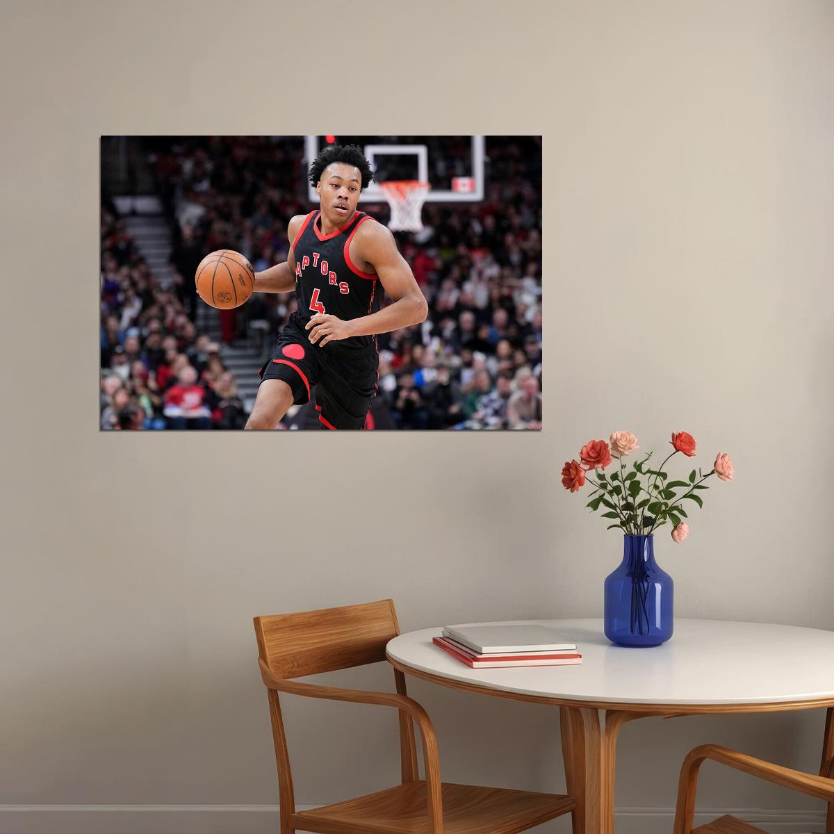 Scottie Barnes American Basketball Toronto Raptors Match Poster Wall Art Print Home Wall Decor