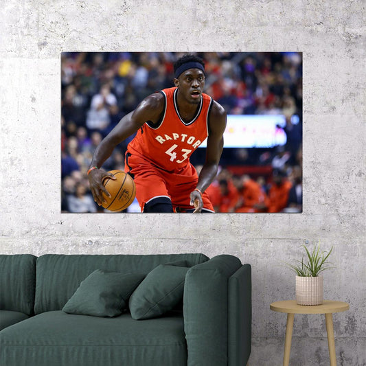 Cameroonian Pascal Siakam In Match Toronto Raptors Team Poster Wall Art Print Home Wall Decor - xonomax