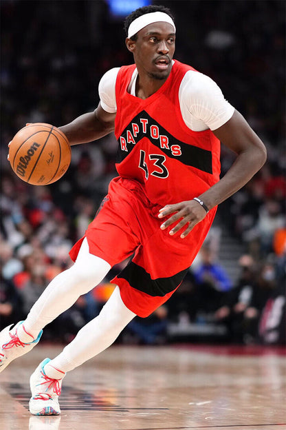 Toronto Raptors Team Pascal Siakam Basketball Athlete Poster Wall Art Print Home Wall Decor