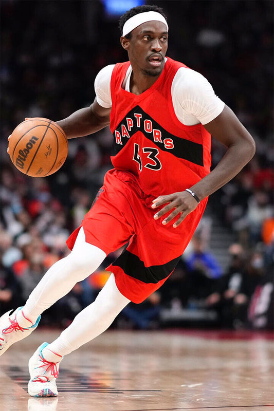 Toronto Raptors Team Pascal Siakam Basketball Athlete Poster Wall Art Print Home Wall Decor