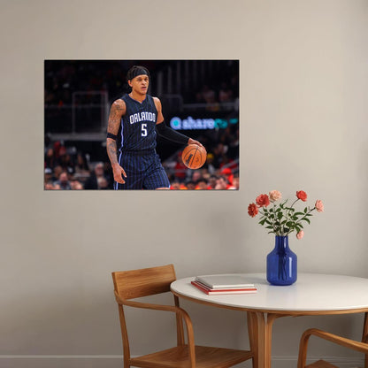 Orlando Magic Team Paolo Banchero Italian Basketball Poster Wall Art Print Home Wall Decor - xonomax