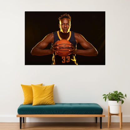 Myles Turner Basketball İndiana Pacers Player Poster Wall Art Print Home Wall Decor - xonomax