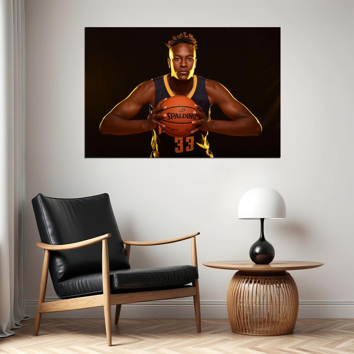 Myles Turner Basketball İndiana Pacers Player Poster Wall Art Print Home Wall Decor - xonomax