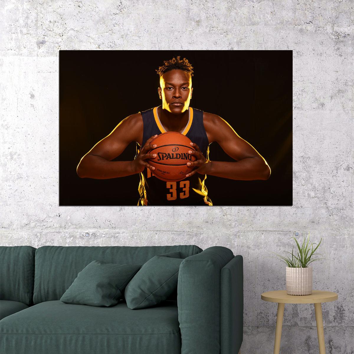 Myles Turner Basketball İndiana Pacers Player Poster Wall Art Print Home Wall Decor - xonomax