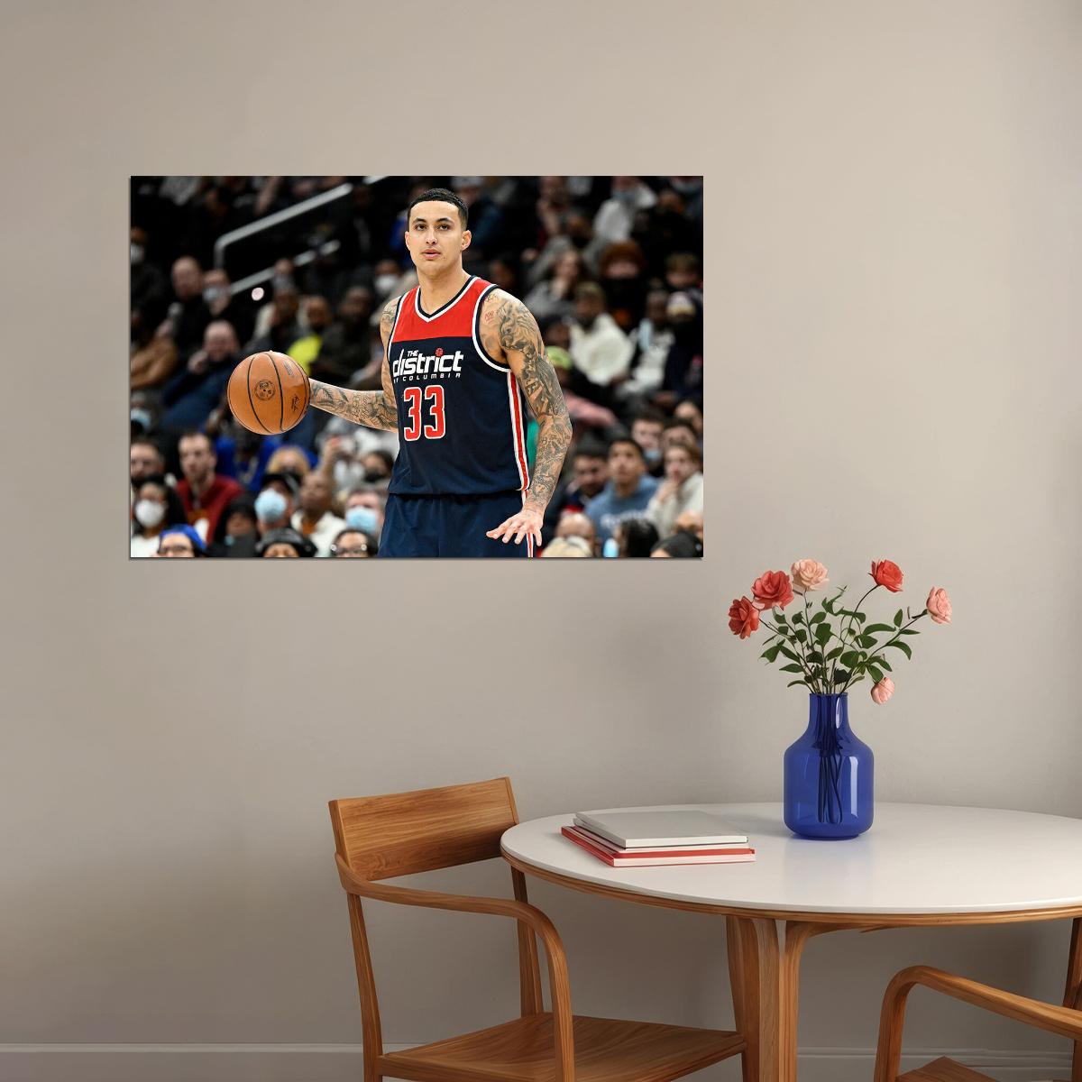 Washington Wizards Basketball Team Kyle Kuzma Basketball Poster Wall Art Print Home Wall Decor - xonomax