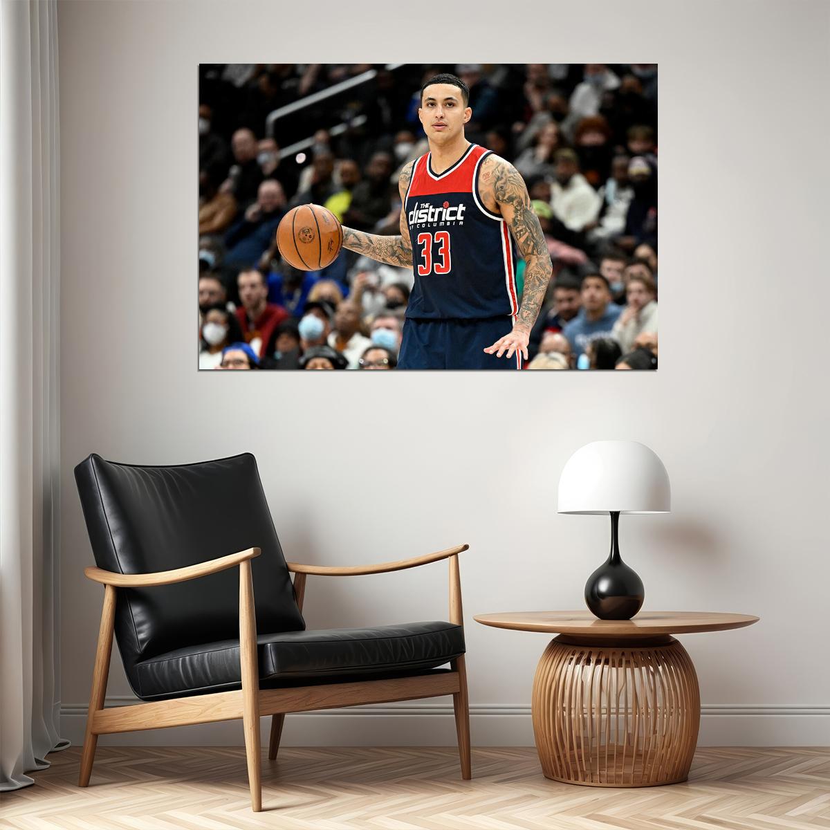 Washington Wizards Basketball Team Kyle Kuzma Basketball Poster Wall Art Print Home Wall Decor - xonomax