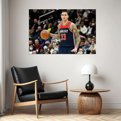 Washington Wizards Basketball Team Kyle Kuzma Basketball Poster Wall Art Print Home Wall Decor - xonomax