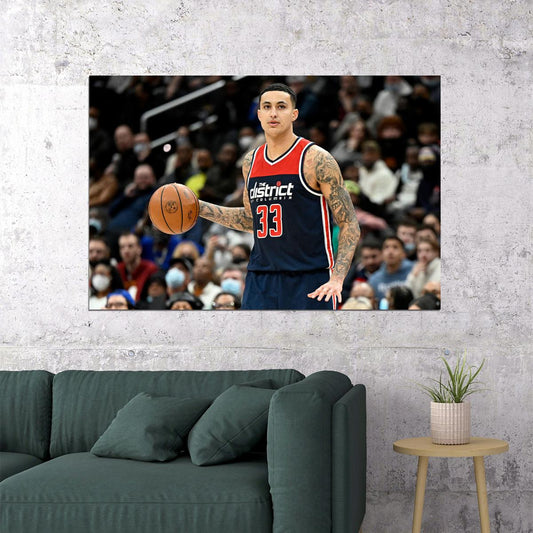 Washington Wizards Basketball Team Kyle Kuzma Basketball Poster Wall Art Print Home Wall Decor - xonomax