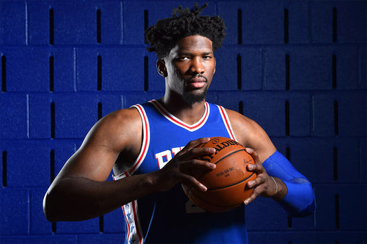 Joel Embiid Philadelphia Team Basketball Sports Athlete Poster Wall Art Print Home Wall Decor