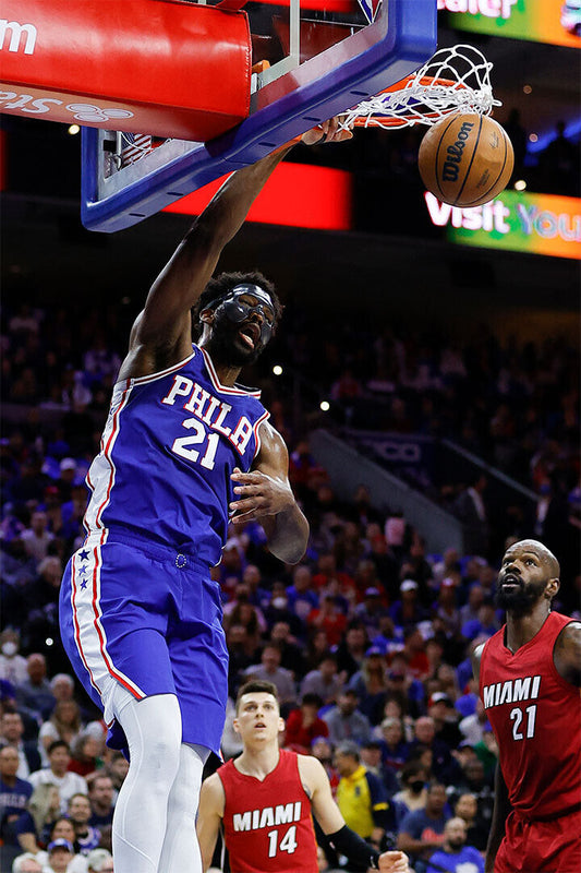 Joel Embiid Athlete Sports Philadelphia Team Basketball Poster Wall Art Print Home Wall Decor