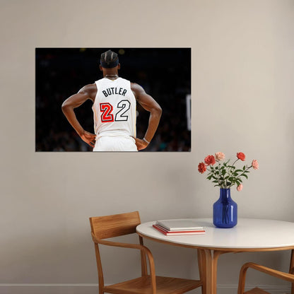 Miami Heat Basketball Team Jimmy Butler Basketball Poster Wall Art Print Home Wall Decor - xonomax