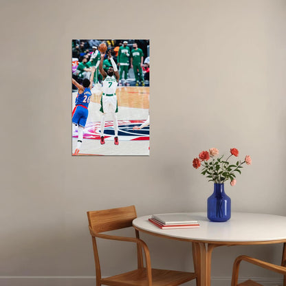 Boston Celtics Team Jaylen Brown American Basketball Poster Wall Art Print Home Wall Decor - xonomax