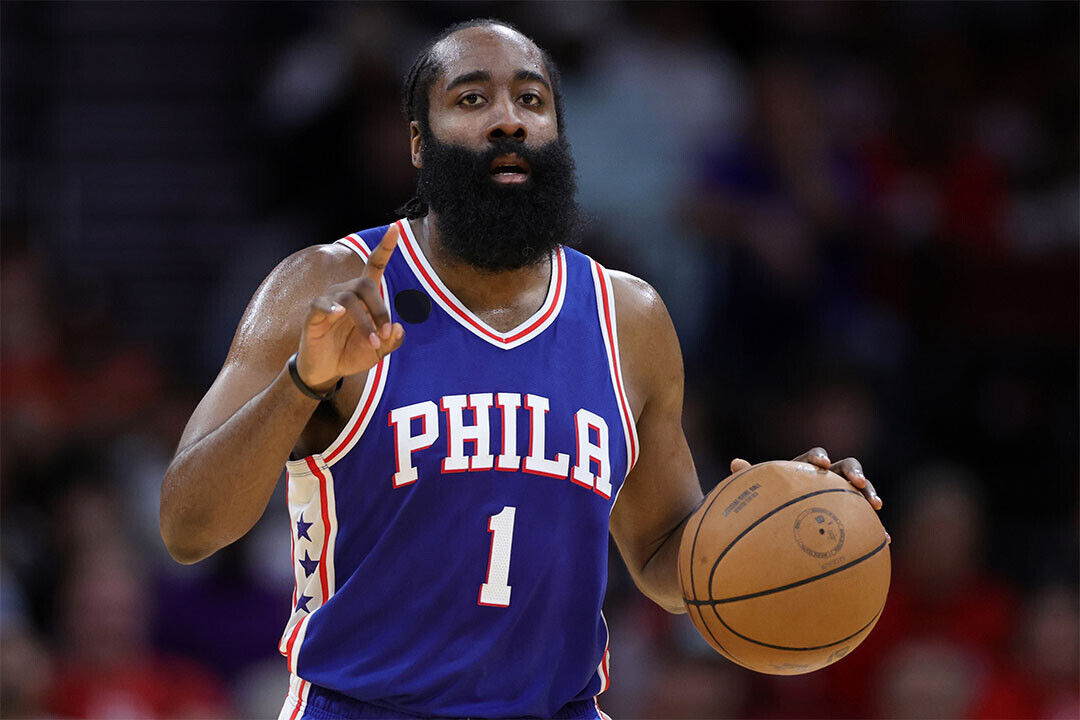 Philadelphia Basketball Team James Harden In Match Poster Wall Art Print Home Wall Decor - xonomax