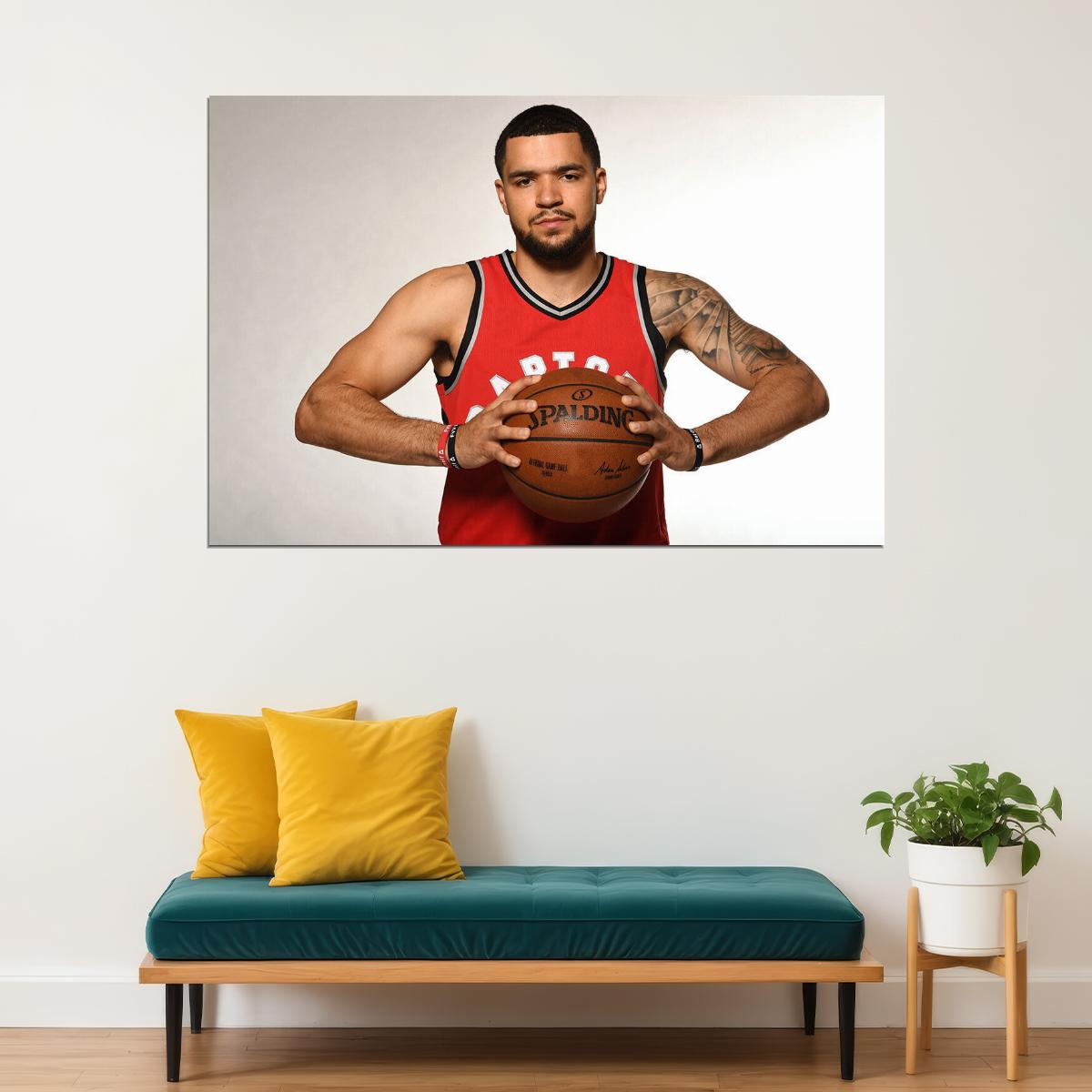 Toronto Raptors Basketball Team Fred Vanvleet Basketball Poster Wall Art Print Home Wall Decor
