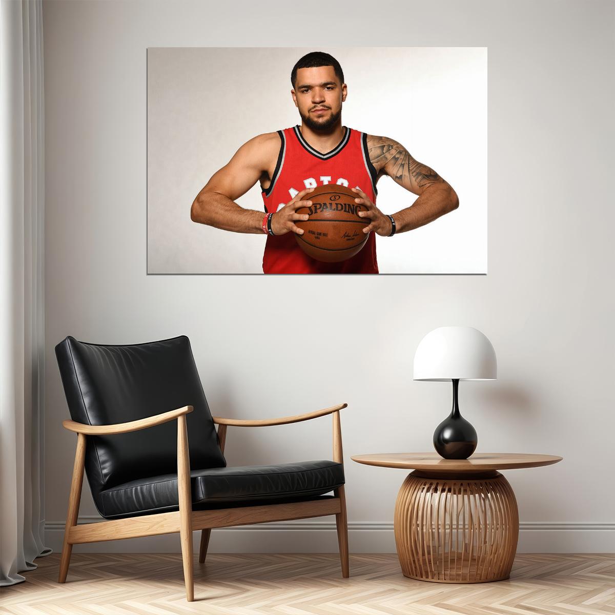 Toronto Raptors Basketball Team Fred Vanvleet Basketball Poster Wall Art Print Home Wall Decor