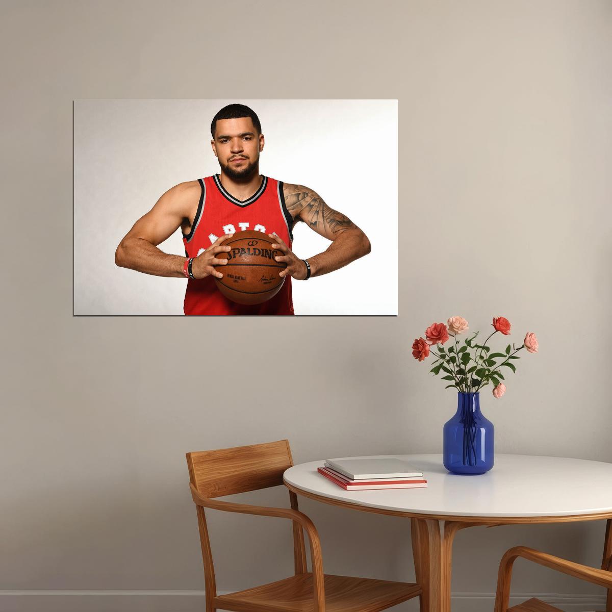 Toronto Raptors Basketball Team Fred Vanvleet Basketball Poster Wall Art Print Home Wall Decor
