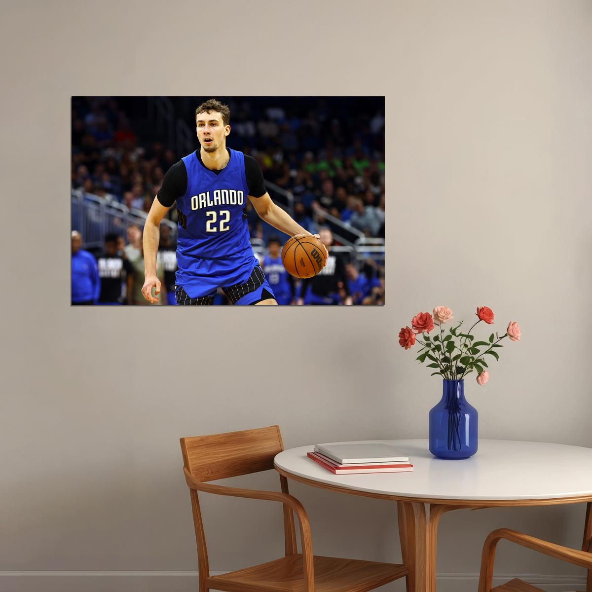 Orlando Magic Franz Wagner 22 Basketball Team Player Poster Wall Art Print Home Wall Decor - xonomax