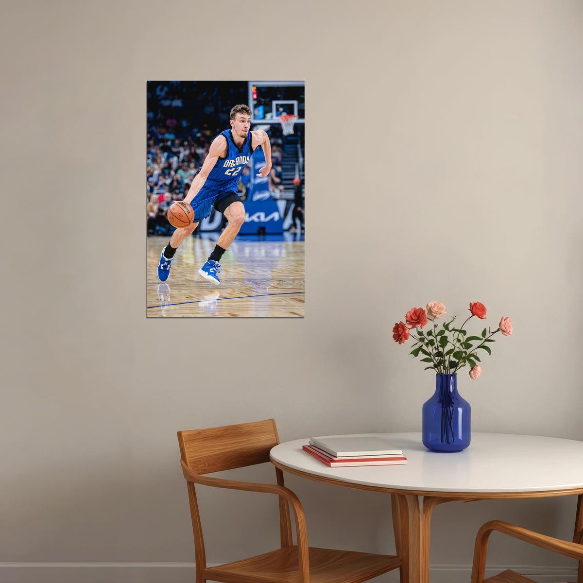 Franz Wagner Orlando Magic Basketball Team Player Poster Wall Art Print Home Wall Decor - xonomax