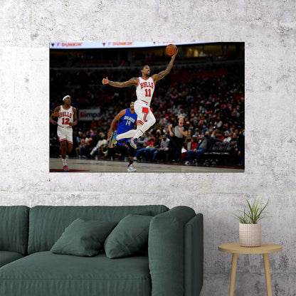 Demar Derozan Chicago Bulls Basketball Team Poster Wall Art Print Home Wall Decor - xonomax