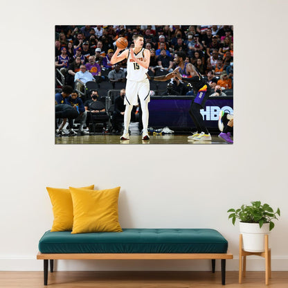 Nikola Jokic Athlete Denver Nuggets Basketball Team Sports Poster Wall Art Print Home Wall Decor - xonomax