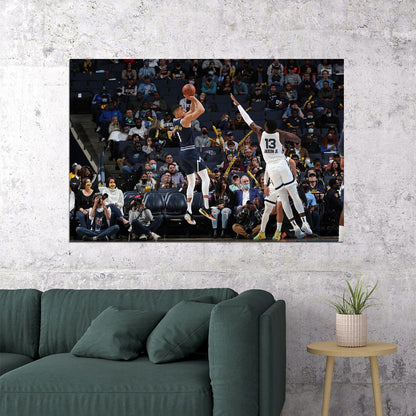 Michael Porter Jr Basketball Player Denver Nuggets Team Poster Wall Art Print Home Wall Decor - xonomax