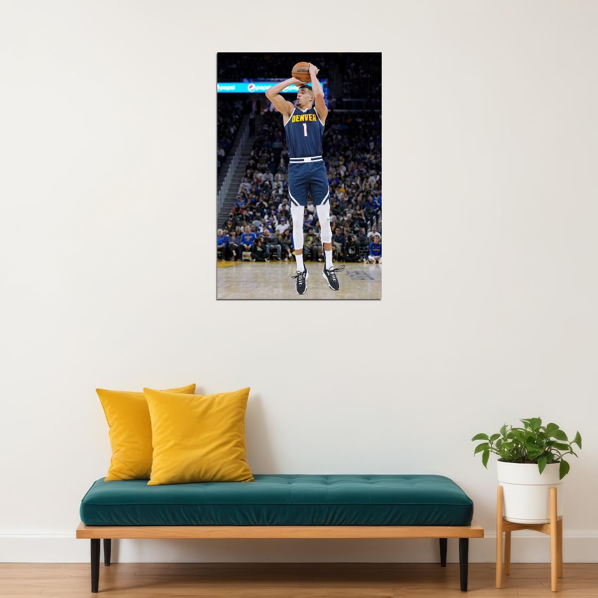 Denver Nuggets Team Michael Porter Jr Basketball Player Poster Wall Art Print Home Wall Decor - xonomax
