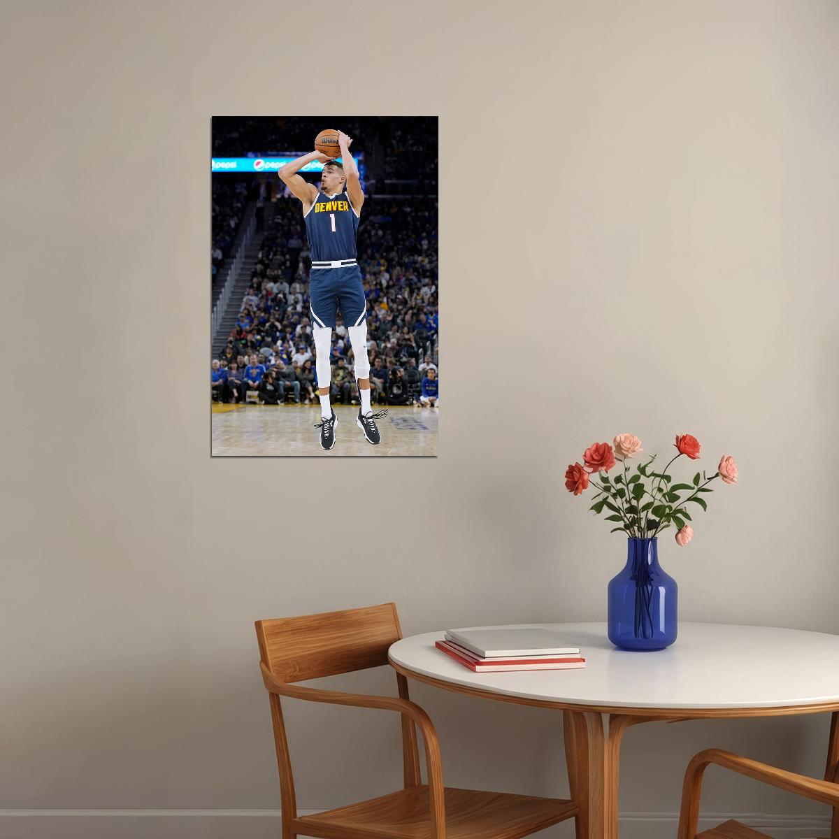 Denver Nuggets Team Michael Porter Jr Basketball Player Poster Wall Art Print Home Wall Decor - xonomax