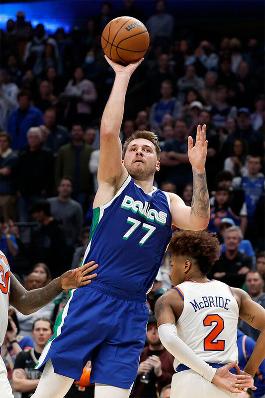 Luka Doncic 77 Basketball Dallas Mavericks Team Match Poster Wall Art Print Home Wall Decor - xonomax