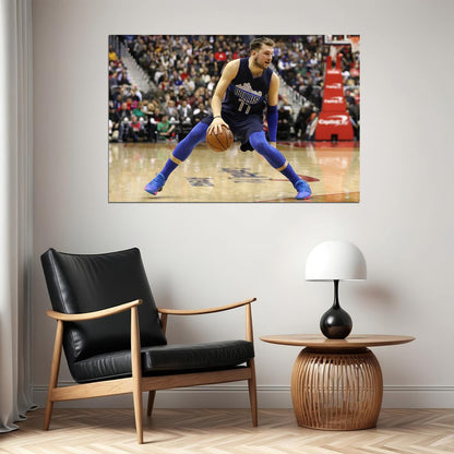 Dallas Mavericks Team Sports Luka Doncic Basketball Poster Wall Art Print Home Wall Decor - xonomax