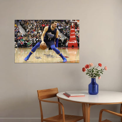 Dallas Mavericks Team Sports Luka Doncic Basketball Poster Wall Art Print Home Wall Decor - xonomax