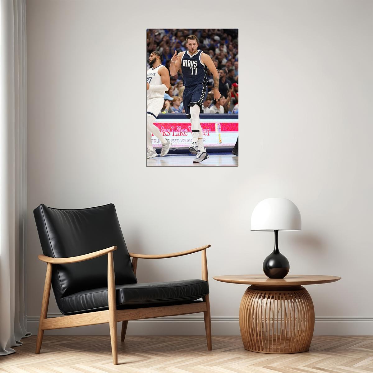 Luka Doncic Basketball Dallas Mavericks Team Sports Poster Wall Art Print Home Wall Decor - xonomax