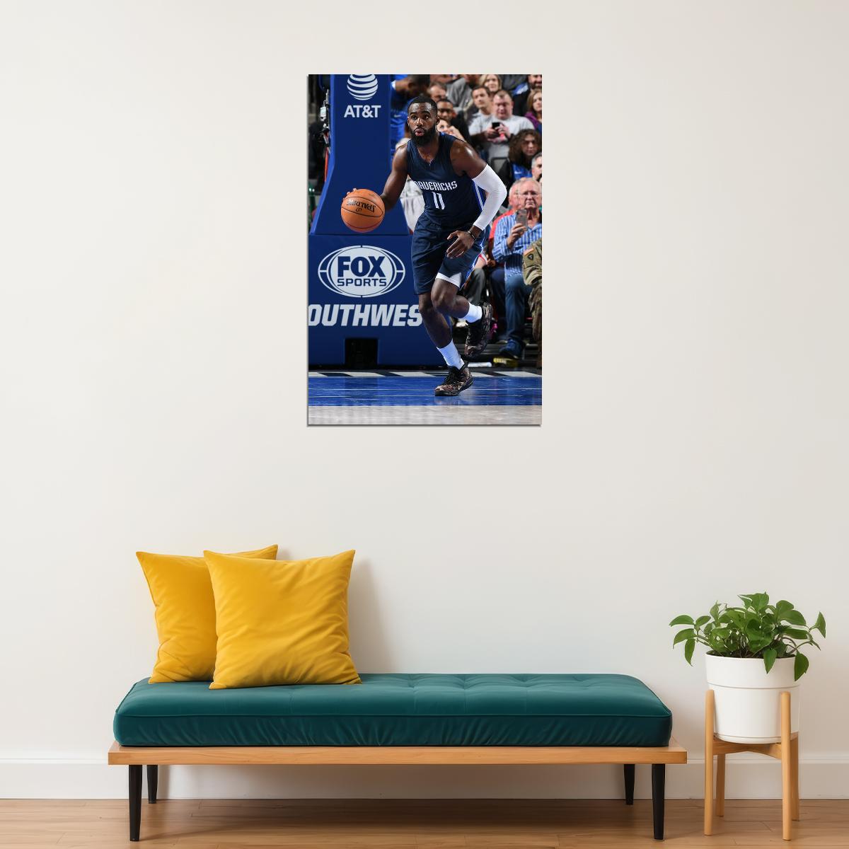 Tim Hardaway Jr Basketball Player Dallas Mavericks Team Poster Wall Art Print Home Wall Decor - xonomax