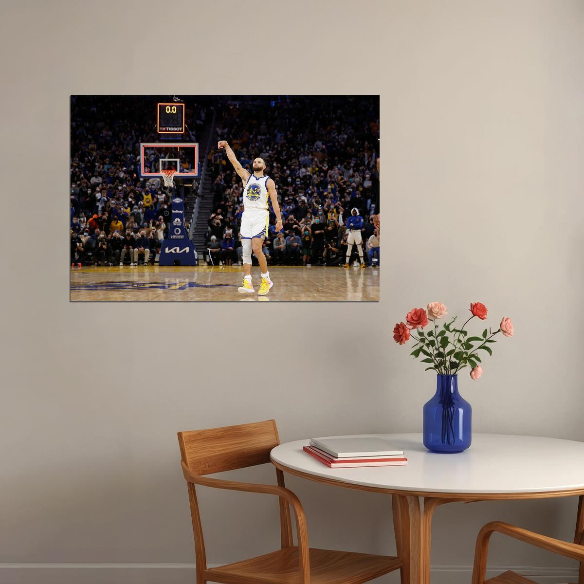 Golden State Warriors Team Stephen Curry 30 Basketball Poster Wall Art Print Home Wall Decor - xonomax