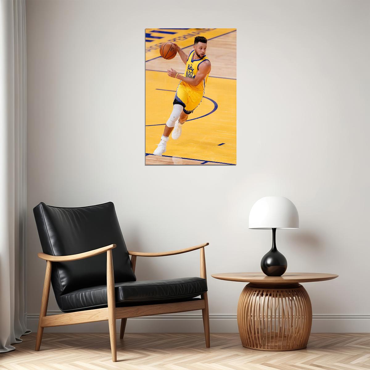 Golden State Warriors Team Stephen Curry Basketball Player Poster Wall Art Print Home Wall Decor - xonomax