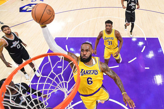 La Lakers Basketball Team Lebron James Basketball 6 Poster Wall Art Print Home Wall Decor - xonomax