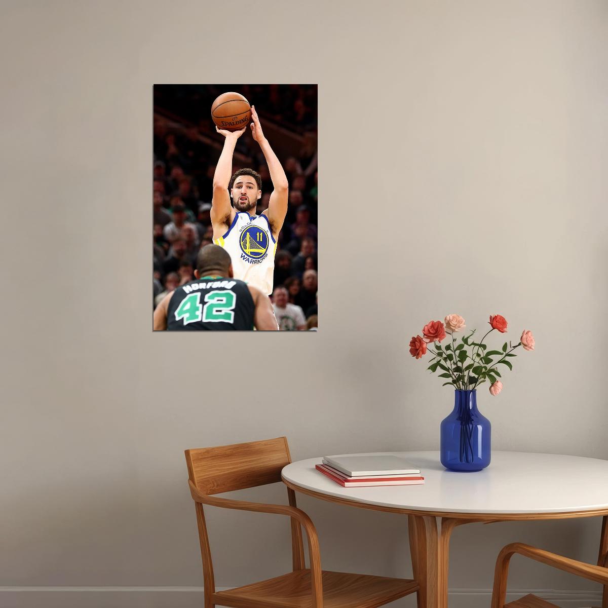 Golden State Warriors Team Klay Thompson Basketball 11 Poster Wall Art Print Home Wall Decor - xonomax