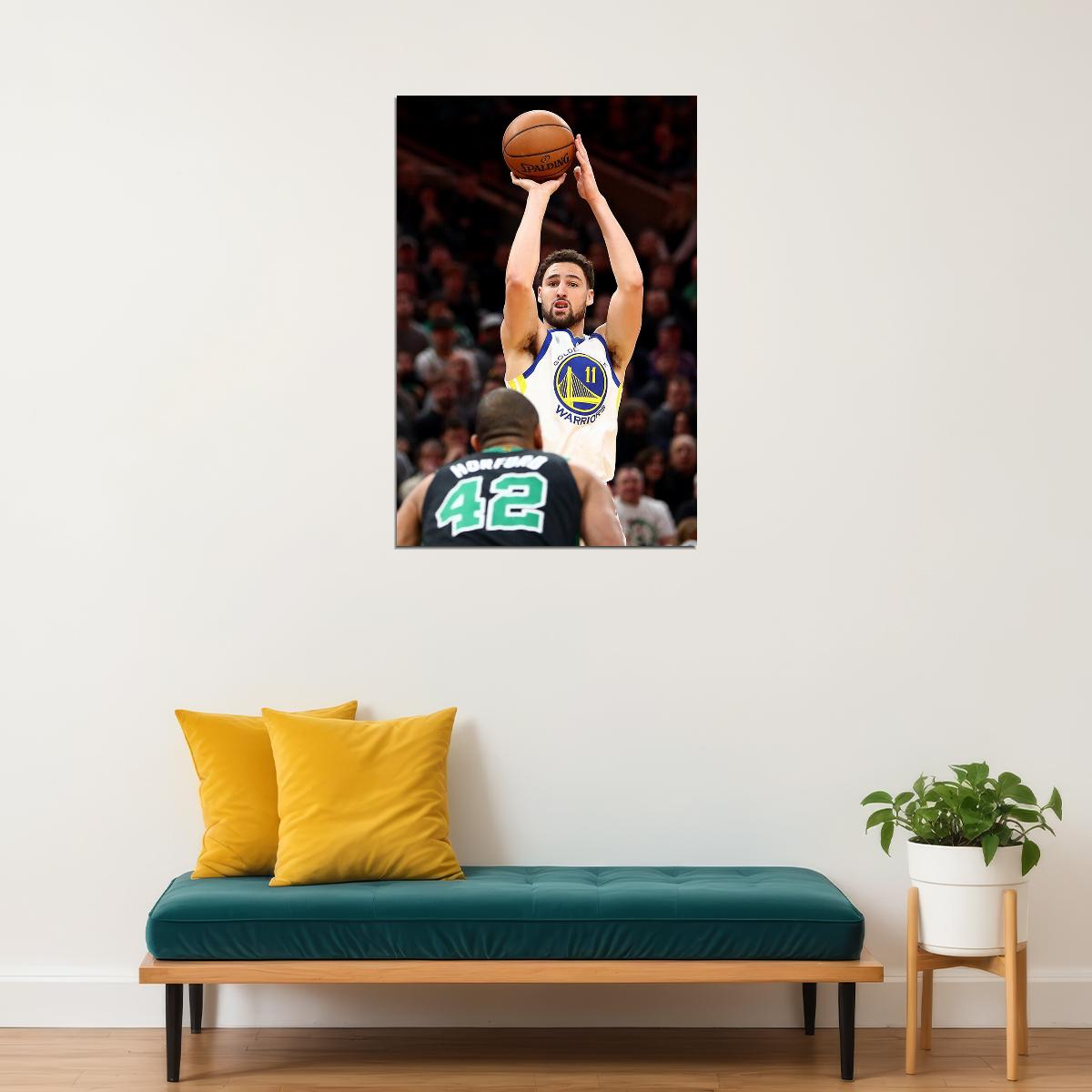 Golden State Warriors Team Klay Thompson Basketball 11 Poster Wall Art Print Home Wall Decor - xonomax