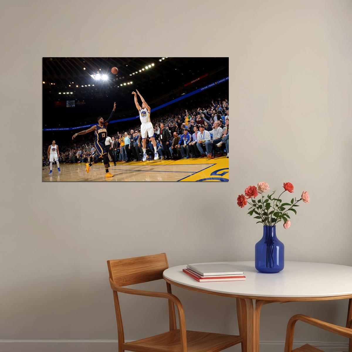 Klay Thompson Basketball Golden State Warriors Team Poster Wall Art Print Home Wall Decor - xonomax