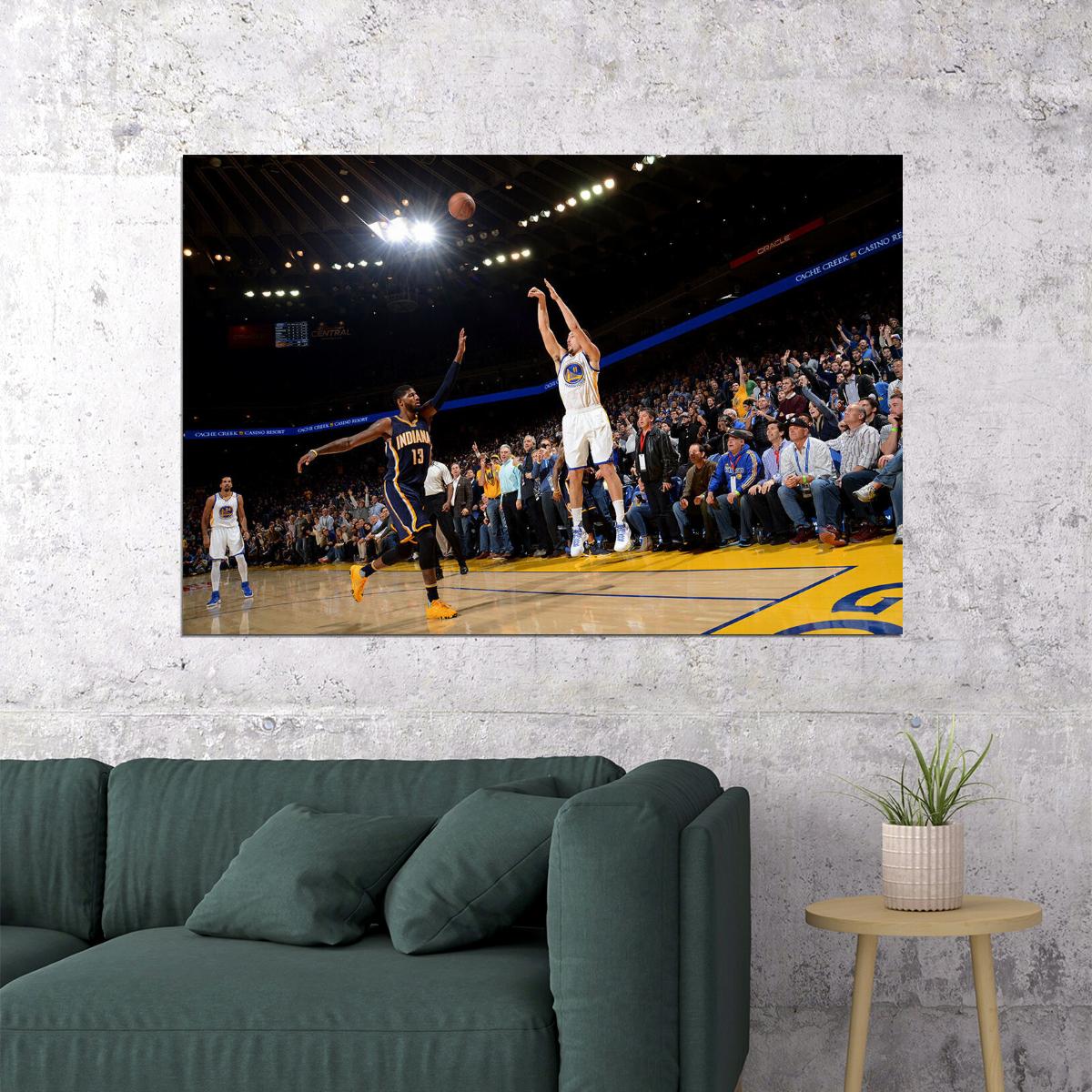 Klay Thompson Basketball Golden State Warriors Team Poster Wall Art Print Home Wall Decor - xonomax