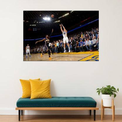 Klay Thompson Basketball Golden State Warriors Team Poster Wall Art Print Home Wall Decor - xonomax