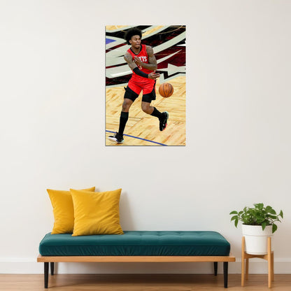 Kevin Porter Jr 3 Basketball Houston Rockets Team Poster Wall Art Print Home Wall Decor - xonomax
