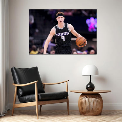 Sacramento Kings Team Kevin Huerter Basketball Player Poster Wall Art Print Home Wall Decor