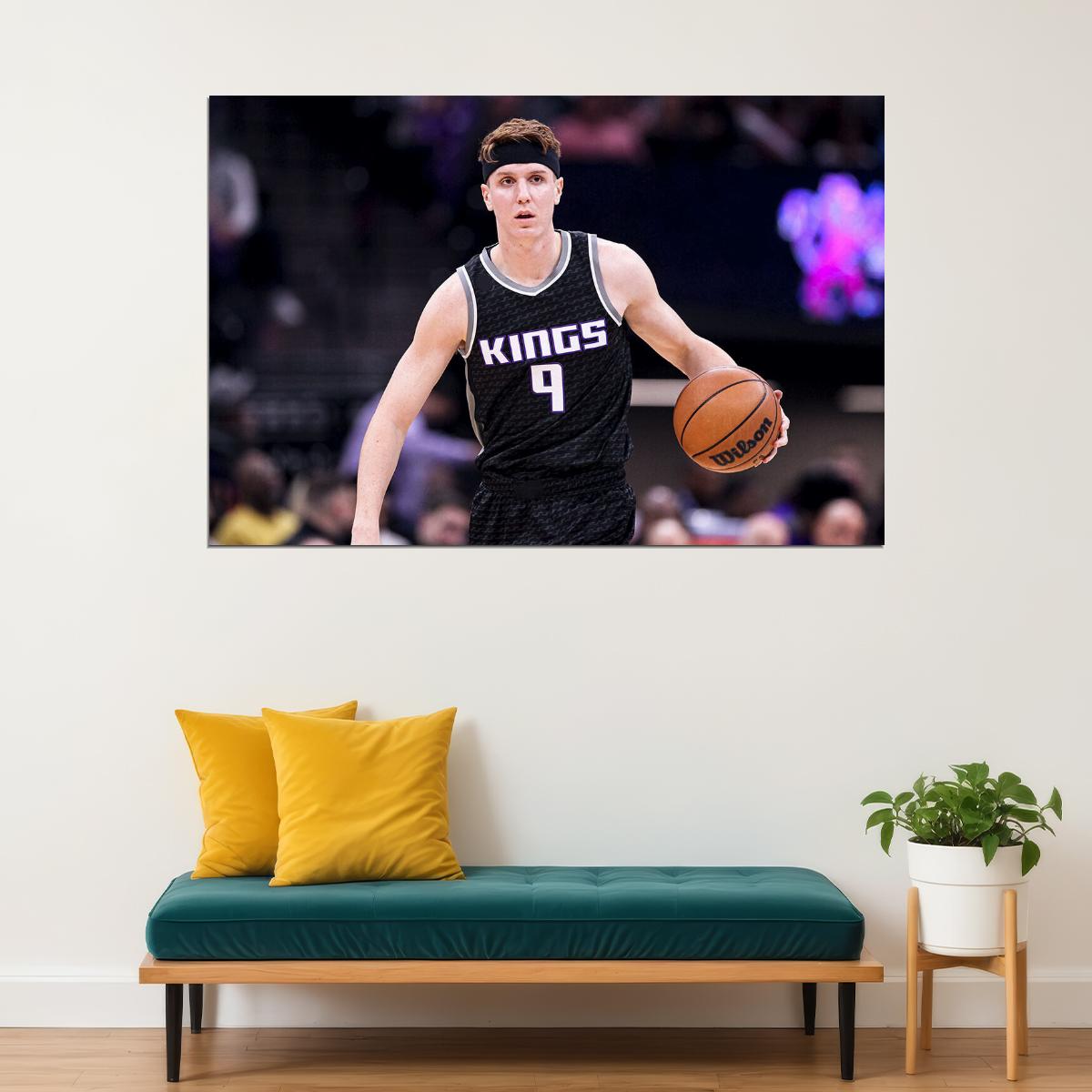 Sacramento Kings Team Kevin Huerter Basketball Player Poster Wall Art Print Home Wall Decor