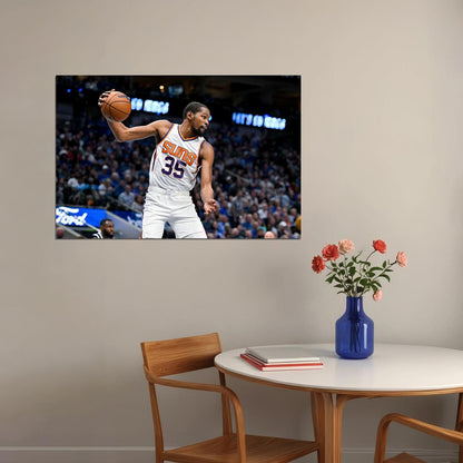 Phoenix Suns Basketball Team Kevin Durant Basketball Poster Wall Art Print Home Wall Decor - xonomax